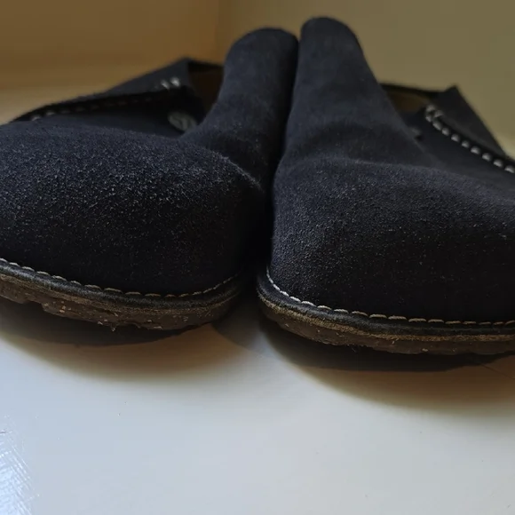 Birkenstock Black Loafers Slip-Ons Comfortable Casual - Picture 6 of 6